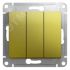 GLOSSA выключатель 3-клавишный сх.3 фисташковый SE (Systeme) GSL001031