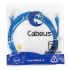 Патч-корд U/UTP, категория 5е, 2xRJ45/8p8c, неэкранированный, синий, PVC, 3м Cabeus PC-UTP-RJ45-Cat.5e-3m-BL