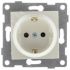 Ugra Розетка одинарная, с боковым заземляющим контактом, с защитой от проникновения, скрытая установка, 16А, 250В.  жемчуг GUSI Electric С11Р4-028