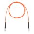 Шнур оптический коммутационный (патч-корд), FC-ST симплекс simplex OM2, нг(А)-HF, оранжевый, 3,0 м Datarex DR-222314