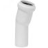 Отвод для бесшумной канализации 58x15 (50х15) град. PRO AQUA STPL1005815