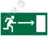 Направление к эвакуационному выходу направо POINTER ЛЕД-Эффект LE7641