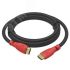 Кабель HDMI 2.0, Ultra HD 19М на 19М, 1 м., черный-красный Greenconnect GCR-HM3012-1.0m