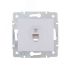 KARINA Розетка телефонная евро белая (10шт/120шт) Lezard 707-0288-137