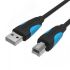 Кабель USB 2.0 AM на BM, 1 м. Vention VAS-A16-B100