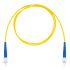 Шнур оптический коммутационный (патч-корд), FC-FC симплекс simplex OS2, нг(А)-HF, желтый, 1,0 м Datarex DR-222201