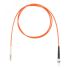 Шнур оптический коммутационный (патч-корд), LC-ST симплекс simplex OM2, нг(А)-HF, оранжевый, 1,0 м Datarex DR-220311