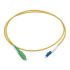 Шнур оптический simplex 1м SC/APC-LC/UPC 9/125 sm LSZH Cabeus FOP(s)-9-SC/APC-LC/UPC-1m