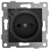 GUSI Ugra механизм розетки 1-ой б/з с з/ш,  скрытая  установка, 16А, 250В. Цвет графит. GUSI Electric С11Р2-010