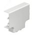 Крышка T-образной секции кабельного канала WDK 20x50 мм (ПВХ,белый) OBO Bettermann WDK HT20050RW