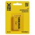 Батарейка щелочная Alkaline 6LR61 9V (1шт/блистер) IEK IEK ABT-6LR619V-OP-L01