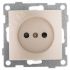 Bravo Розетка одинарная, без бокового заземляющего контакта, с защитой от проникновения, скрытая установка, 16А, 250В.  шампань GUSI Electric С10Р2-027