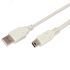 Кабель USB (шт. mini USB - шт. USB A) 3 метра, серый, 18-1136, REXANT 18-1136