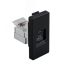 Модуль в рамку для Интернета черный CAT5 (1/2) Sibling Powermodule-CAT5(B)