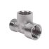 Тройник ВВН 1/2'х1/2'х1/2' переходной, никелированный AQUALINK 02381