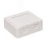 Корпус настенной розетки TERACOM PRO на 2 модуля Keystone со шторками и маркерами белый EKF TRP-EBOX-2KSTN-WH