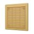 Решетка вентиляционная вытяжная, из ABS пластика 208х208, цвет Бежевый ERA 2121Р беж