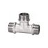 Тройник ННН 1/2'х1/2'х1/2' никелированный AQUALINK 02575