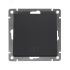 Афина выключатель перекрёстный одноклавишный , с/у, 10А, 220В, механизм графит (еврослот) Универсал A0024-Gr