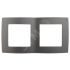 Рамка на 2 поста, Эра12, графит, 12-5002-12 ЭРА Б0019370