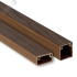 Канал кабельный 25х25 (тём. дерево) -Plast EKF kk-25-25d