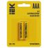 Батарейка щелочная Alkaline LR03/AAA (2шт/блистер) IEK IEK ABT-LR03-OP-L02