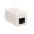 Адаптер проходной TERACOM Cat.5E неэкранированный RJ45-RJ45 белый EKF TRC-INLC-2RJ45-5EUTP-WH