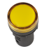 Лампа AD16DS(LED)матрица d=16мм желтый 12В AC/DC IEK