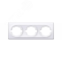 Рамка тройная, цвет белый (серия Florence) OneKeyElectro 2172784
