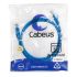 Патч-корд U/UTP, категория 5е, 2xRJ45/8p8c, неэкранированный, синий, PVC, 1м Cabeus PC-UTP-RJ45-Cat.5e-1m-BL