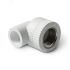 Угольник 20 х 3/4' ВР комбинированный, полипропиленовый, белый PRO AQUA PA26010P