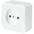Розетка одноместная б/з 250В 10А серия София белый STEKKER STEKKER MST10-11-01 49301