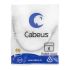 Патч-корд U/UTP, категория 6, 2xRJ45/8p8c, неэкранированный, серый, PVC, 0.3м Cabeus PC-UTP-RJ45-Cat.6-0.3m