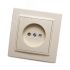 Розетка одноместная б/з,с защитной шторкой,250В, 10А,  серия Эрна, слоновая кость Stekker STEKKER PST10-9009-02 39235