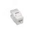 Модуль розеточный Keystone UTP RJ45 cat.5e. 180 градусов. белый NTSS NTSS-KJ-UTP-RJ45-5e-180-WT