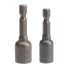 Ключ-насадка магнитная 1/4'' 8х48 мм + 10х48 мм (2 шт./уп.) Kranz KR-92-0402-2