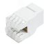 Модуль розеточный СегментЛАН Cat6 UTP, Keystone, белый, прозрачн. крышка, 180 градусов СегментЭнерго 14616-12210