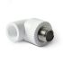Угольник 20 х 1/2' НР комбинированный, полипропиленовый, белый PRO AQUA PA27008P