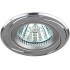 Светильник встраиваемый алюминиевый KL34 AL/SL/1 MR16, 12V, 50W хром ЭРА Б0049565
