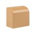 Заглушка (40х25) (4 шт) Plast под светлое дерево EKF ecl-40-25x4