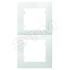 Lillium Kare N Рамка 2 поста белая Makel 32001702