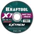 Диск отрезной по металлу 125x1,6x22,2 мм X7-EXTREM KRAFTOOL 36257-125-1.6