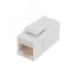 Адаптер проходной формата Keystone Jack RJ-45(8P8C) UTP CAT 5e REXANT 02-0101