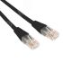 Патч-корд U/UTP, CAT 5e, RJ45-RJ45, 26AWG, LSZH, черный, 0,5м, REXANT 02-0102-05