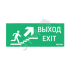 Пиктограмма ВЫХОД/ЛЕСТНИЦА ВВЕРХ/ФИГУРА для аварийно-эвакуационного светильника ip20 Вартон V5-EM01-60.001.027