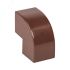Угол внешний (25х25) (4 шт) Plast под темное дерево EKF obd-25-25x4