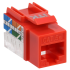 ITK Модуль Keystone Jack кат.5E UTP 110 IDC 90град красный