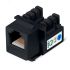 Вставка Keystone Jack, RJ-12(6P6C), угол 90 градусов, 110 IDC, черная Cabeus KJ-RJ12-90-BK