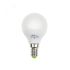 Лампа светодиодная LED 5Вт E14 400Лм теплый матовая шар 230V/50Hz ECO JazzWay 1036896A