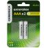 Батарейка щелочная Alkaline LR03/AAA (2шт/блистер) GENERICA IEK ABT-LR03-ST-L02-G